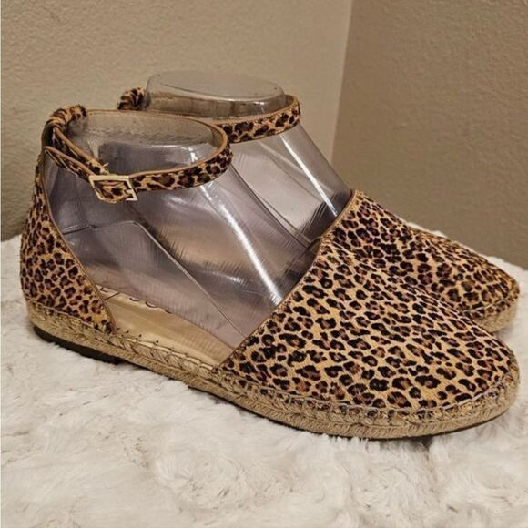 NWOT Sole Society Saylah Animal Print Espadrilles Size 9 - Picture 1 of 8